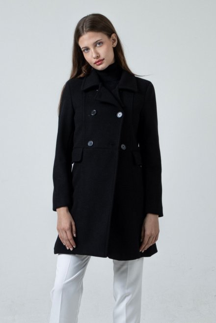 Κοντό παλτό black