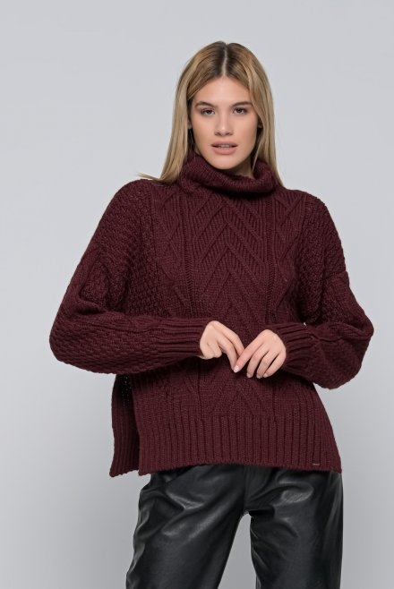 Wool blend relaxed sweater