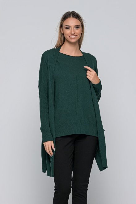 Cashmere blend relaxed cardigan