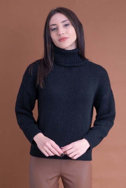 Mohair blend turtleneck sweater