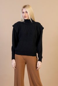 Turtleneck  alpaca blend sweater black