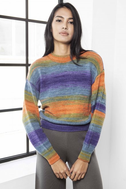 Degrade sweater multicolored