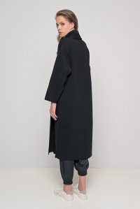 Παλτό με αλπακά black