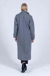 Μακρύ παλτό grey