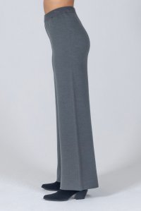 Παντελόνι σε φαρδιά γραμμή medium grey