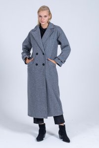Μακρύ παλτό grey