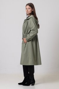 Oversized trench coat khaki