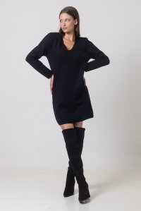 Μίνι v-φόρεμα black