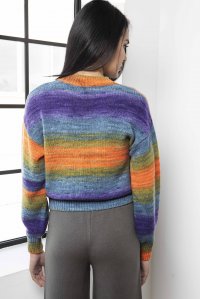 Degrade sweater multicolored