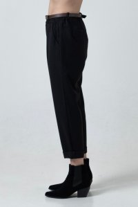 Ίσιο παντελόνι με ζώνη black