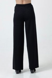 Lurex παντελόνι με μαλλί black