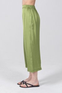 Σατέν κοντό παντελόνι bright green