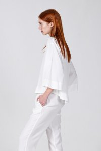 Τένσελ μπλούζα white