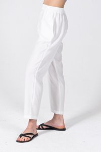 Tencel pants white