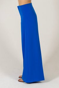 Ελαστικό φαρδύ παντελόνι royal blue