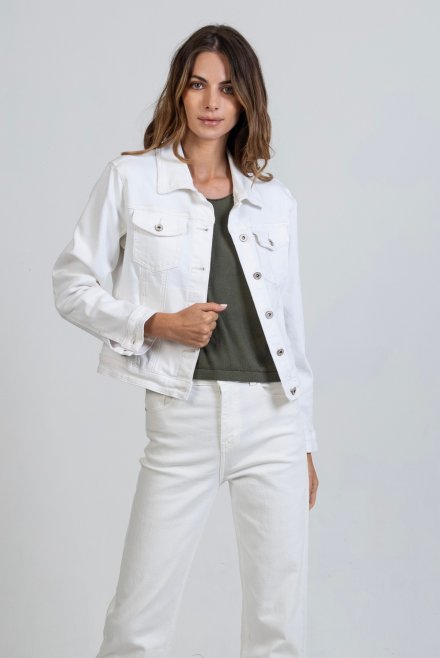 Jean jacket white