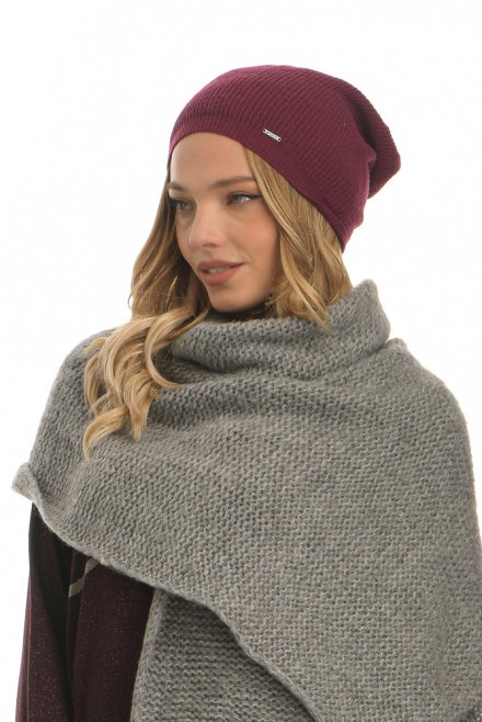 Cashmere blend knit cap